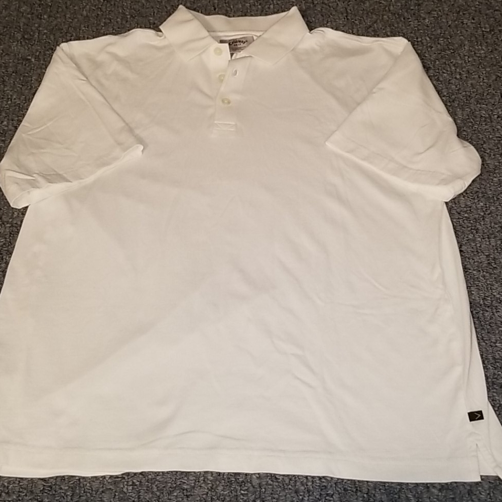 Like new Callaway men's golf shirt white